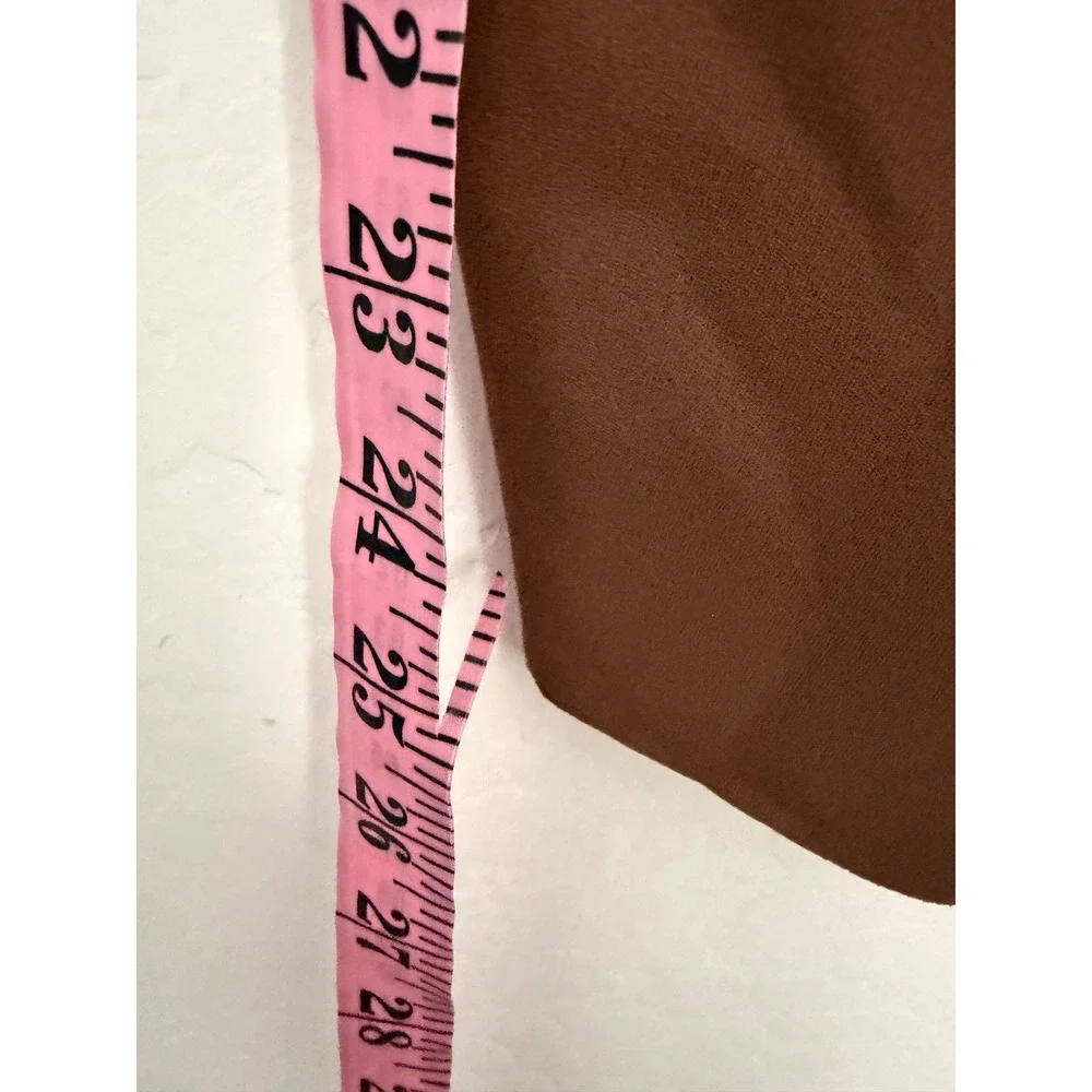 Nike Zenvy Gentle-Support High-Waisted 7/8 Lightweight Leggings Brown Sz L NWT